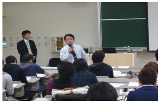 大山先生より出前講座の趣旨説明を頂く