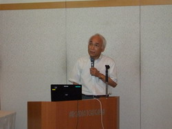 野上教授による講演