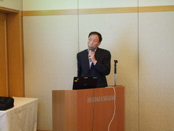 技術委員会春日幹事長による活動説明